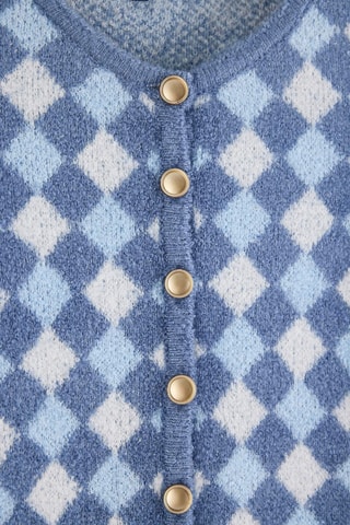 Cardigan - Kaki - Blu scuro
