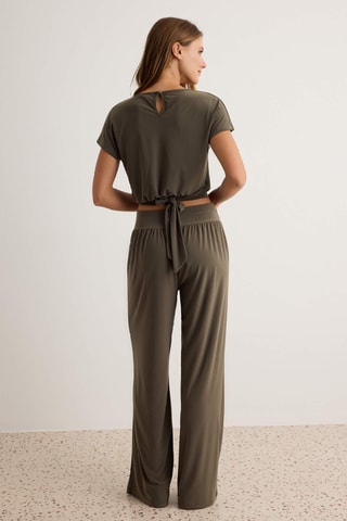 Pantalón regular fit - Caqui