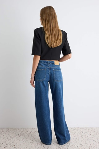 Jeans wide legs - Blu scuro