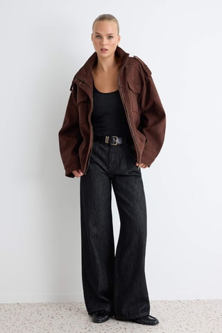 Vaquero wide leg - Negro