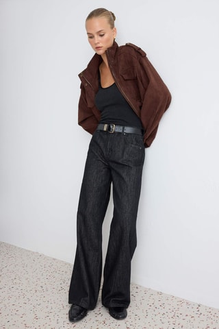 Vaquero wide leg - Negro