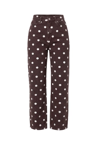Jeans wide legs a vita alta - Multicolore