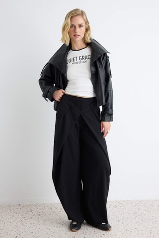Pantaloni a portafoglio - Nero