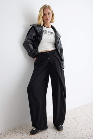 Pantaloni a portafoglio - Nero