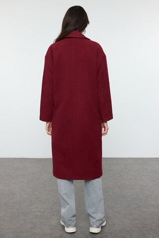 Abrigo oversize - Burdeos