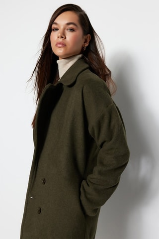 Manteau oversize - Vert