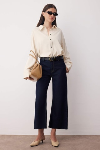 Jeans wide legs - Blu