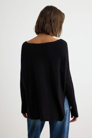 Maglia oversize - Nero