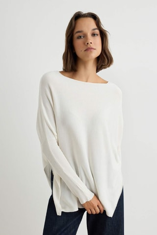 Maglia oversize - Beige