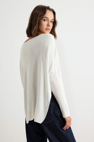 Maglia oversize - Beige