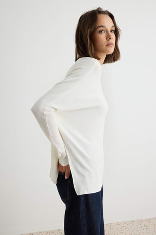 Maglia oversize - Beige