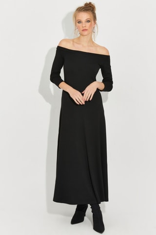 Vestido largo - Negro