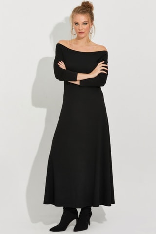 Vestido largo - Negro