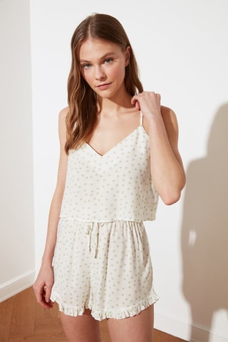 Caraco et short - Blanc