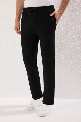 Pantalon regular - Noir