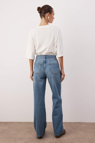 Jeans wide legs - Blu