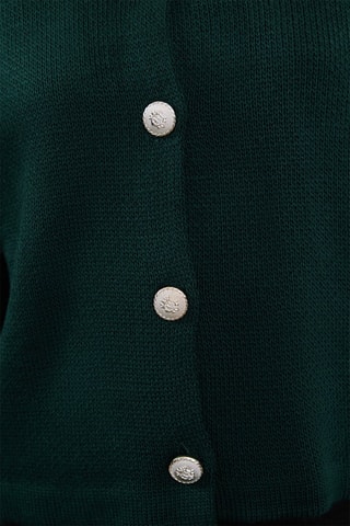 Cardigan regular - Verde