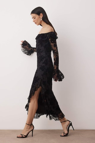 Vestido largo - Negro