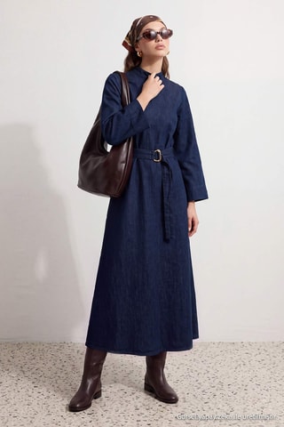 Vestido largo - Azul oscuro