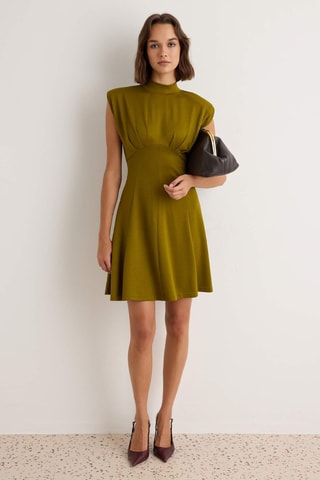 Vestido corto - Verde oscuro