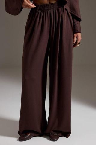 Top y pantalón - Marrón