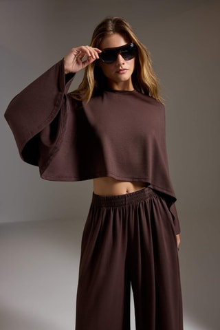 Top y pantalón - Marrón