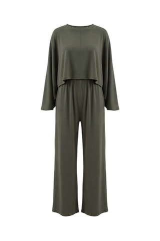 Top y pantalón - Caqui