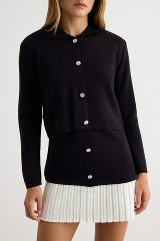 Vestido corto - Negro