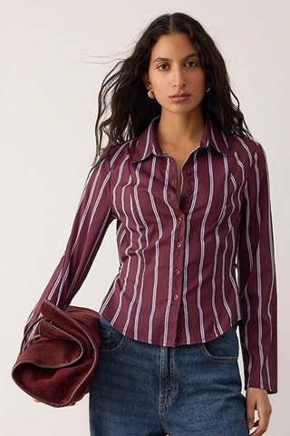 Camisa - Blanco y rojo