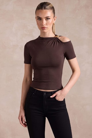 Crop top - Marrone