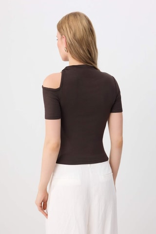 Crop top - Marrone