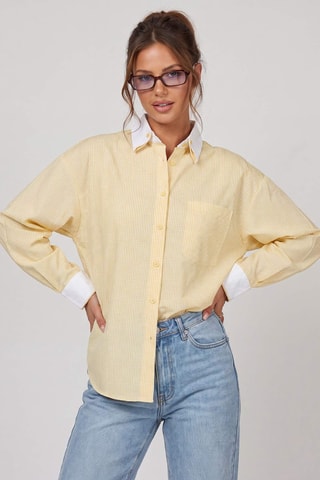 Chemise oversize - Jaune
