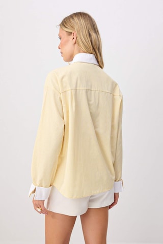 Chemise oversize - Jaune