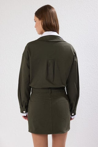 Abito a camicia - Verde scuro