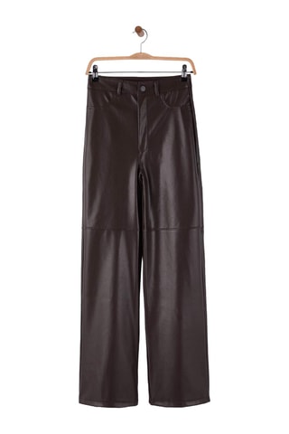 Pantaloni straight - Marrone