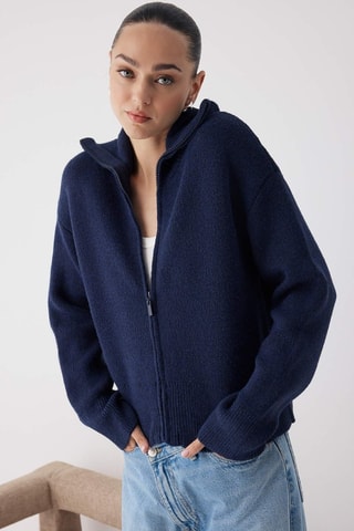 Gilet oversize - Bleu