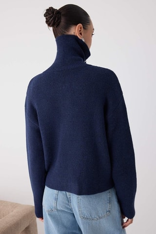 Gilet oversize - Bleu