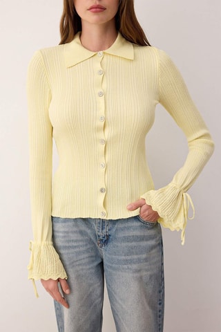 Gilet slim - Jaune