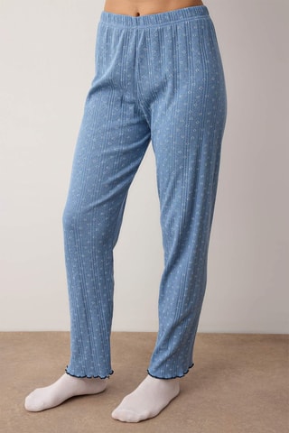 Pijama - Blanco y azul