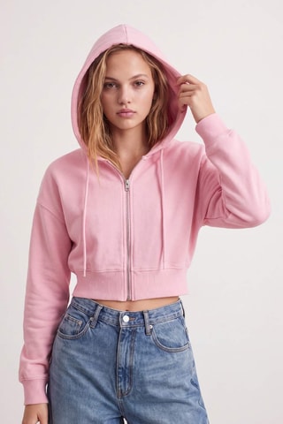 Sweat à capuche - Rose