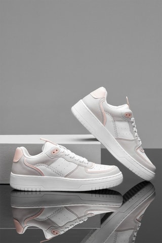 Sneakers - Blanc et rose
