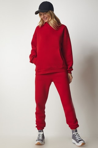 Sudadera y jogging - Rojo