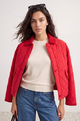 Giacca regular - Rosso
