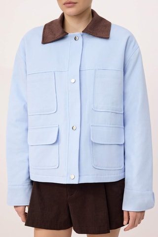 Chaqueta regular fit - Azul