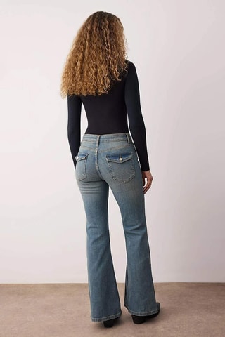 Jean bootcut - Bleu