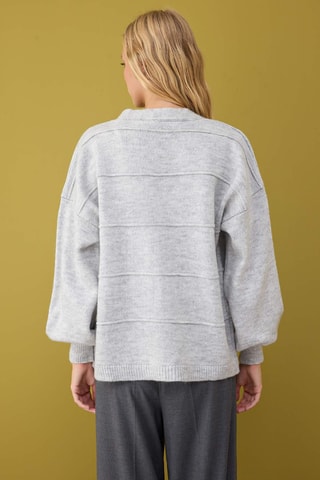Cardigan oversize - Kaki - Grigio