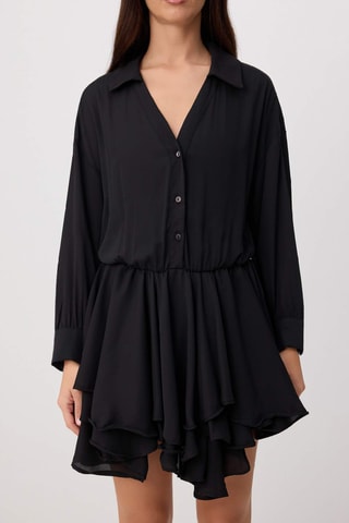 Vestido corto - Negro