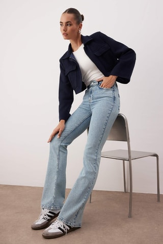 Jean flare - Bleu clair