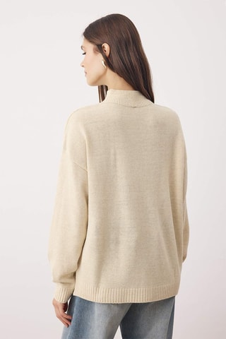 2 pulls oversize - Beige