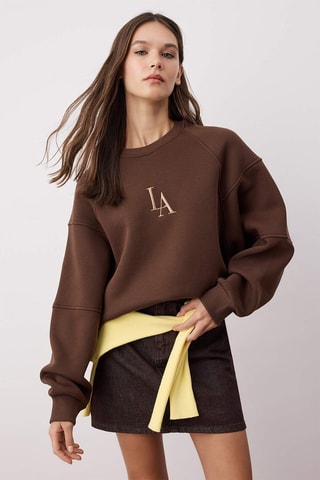 Maglia regular - Marrone
